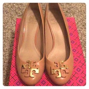 Tory Burch Honey Wheat Wedges